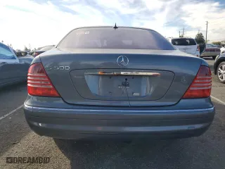 2006 Mercedes-Benz S-Class 5.0L with VIN WDBNG75J26A483293, listed as a Copart auction lot 43357735 with 0 mi miles and Salvage Title. Bid and sale history available at carsss.com. Image 6.