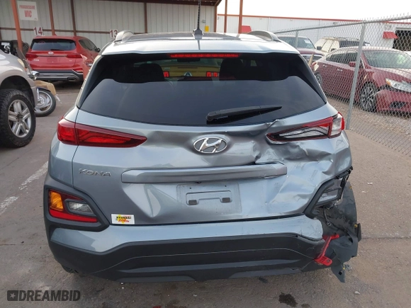 2021 Hyundai Kona SEL with VIN KM8K22AA4MU616767, listed as a IAAI auction lot 40977916 with 83,652 mi miles. Bid and sale history available at carsss.com. Image 16.