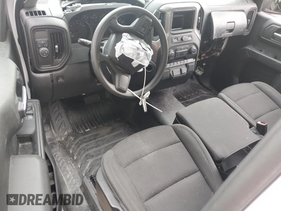 2023 Chevrolet Silverado 1500 Work Truck with VIN 3GCNAAED5PG286549, listed as a Copart auction lot 48572645 with 0 mi miles and Salvage Title. Bid and sale history available at carsss.com. Image 8.