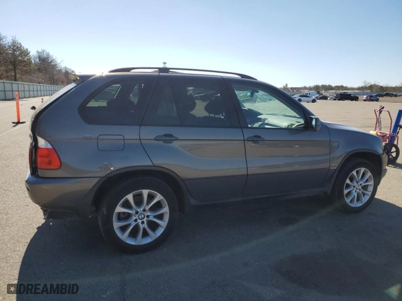 2006 BMW X5 3.0i with VIN 5UXFA13596LY33807, listed as a Copart auction lot 46593215 with 0 mi miles and Salvage Title. Bid and sale history available at carsss.com. Image 3.