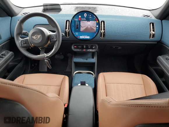 2025 MINI Countryman S with VIN WMZ23GA00S7S40439, listed as a Copart auction lot 53718955 with 2,750 mi miles and Clean title. Bid and sale history available at DreamBid. Image 8.