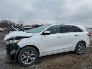 2018 Kia Sorento SX Limited z VIN 5XYPKDA5XJG419804, wystawiony jako Copart lot #85069194 z przebiegiem 98 601 mil mil oraz Szkoda całkowita • Salvage title. Historia ofert i sprzedaży dostępna na DreamBid. Obrazek 1.