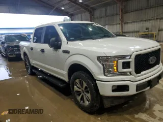 2019 Ford F-150 XL with VIN 1FTEW1C59KKC32296, listed as a Copart auction lot 60960505 with 163,942 mi miles and Clean title. Bid and sale history available at DreamBid. Image 4.