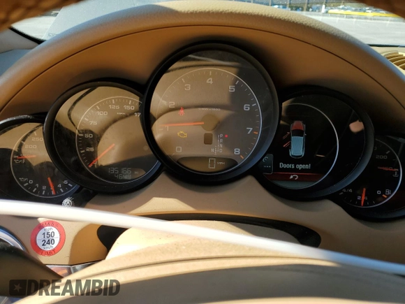 2011 Porsche Cayenne S with VIN WP1AB2A25BLA44568, listed as a Copart auction lot 50567375 with 135,166 mi miles and Salvage title. Bid and sale history available at DreamBid. Image 9.
