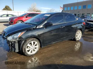 2013 Hyundai Accent GLS with VIN KMHCU4AE1DU435638, listed as a Copart auction lot 47279195 with 88,797 mi miles and Salvage Title. Bid and sale history available at carsss.com. Image 1.