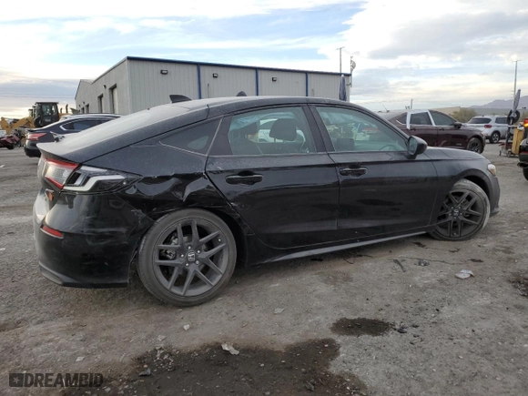 2022 Honda Civic Hatchback Sport with VIN 19XFL2H89NE006546, listed as a Copart auction lot 87484694 with 13,751 mi miles and Salvage Title. Bid and sale history available at carsss.com. Image 3.