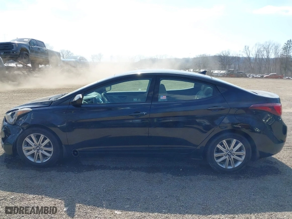 2014 Hyundai Elantra SE with VIN KMHDH4AE5EU101798, listed as a IAAI auction lot 41785753 with 206,799 mi miles. Bid and sale history available at carsss.com. Image 14.