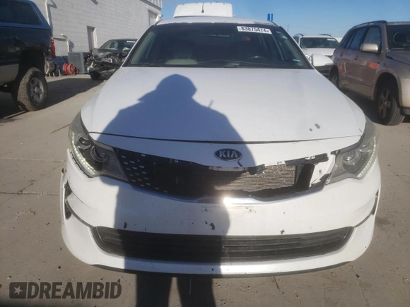 2016 Kia Optima EX with VIN 5XXGU4L33GG004505, listed as a Copart auction lot 83875474 with 142,620 mi miles and Salvage Title. Bid and sale history available at carsss.com. Image 5.