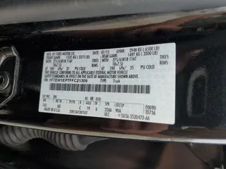 2015 Ford F-150 XLT with VIN 1FTEW1EP7FFC21309, listed as a Copart auction lot 55979265 with 86,484 mi miles and Salvage title. Bid and sale history available at DreamBid. Image 12.