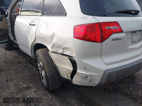 2008 Acura MDX Tech Pkg with VIN 2HNYD28348H539207, listed as a IAAI auction lot 41457150 with 244,091 mi miles. Bid and sale history available at carsss.com. Image 6.