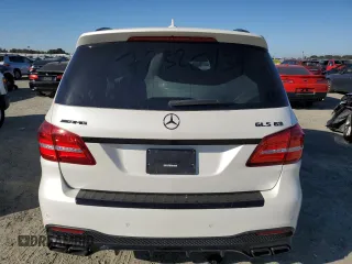 2018 Mercedes-Benz GLS with VIN 4JGDF7FE2JB063422, listed as a Copart auction lot 72320134 with 64,838 mi miles and Salvage Title. Bid and sale history available at carsss.com. Image 6.