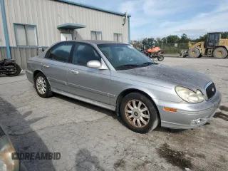 2003 Hyundai Sonata GLS with VIN KMHWF35H63A910917, listed as a Copart auction lot 71657584 with 120,196 mi miles and Salvage Title. Bid and sale history available at carsss.com. Image 4.