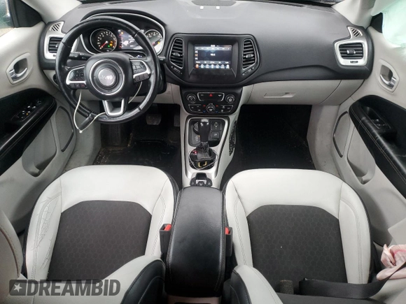 2018 Jeep Compass Latitude с VIN 3C4NJDBBXJT223594, выставлен на аукционе Copart как лот 55035855 с пробегом 92 074 миль миль и Списание • Salvage title. История ставок и продаж доступна на DreamBid. Изображение 8.