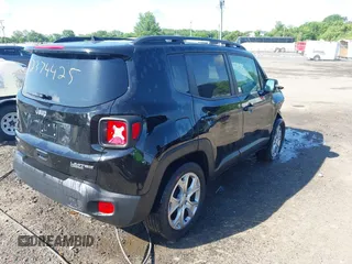 2022 Jeep Renegade Limited with VIN ZACNJDD11NPN71962, listed as a IAAI auction lot 42374425 with 40,223 mi miles and . Bid and sale history available at DreamBid. Image 4.