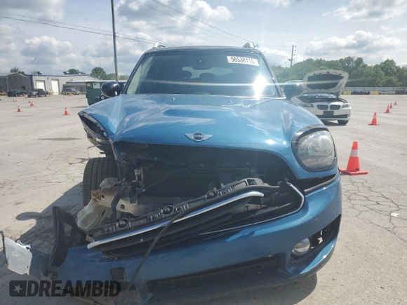 2018 MINI Countryman Cooper with VIN WMZYS7C36J3E08906, listed as a Copart auction lot 56538115 with 129,473 mi miles and Salvage title. Bid and sale history available at DreamBid. Image 5.