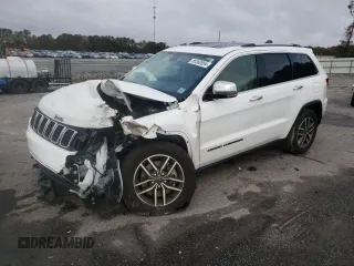 2021 Jeep Grand Cherokee Limited with VIN 1C4RJEBG1MC571318, listed as a Copart auction lot 80360894 with 66,976 mi miles and Salvage title. Bid and sale history available at DreamBid. Image 1.