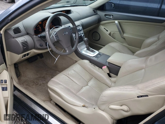 2005 Infiniti G35 Coupe with VIN JNKCV54E15M408815, listed as a Copart auction lot 85600214 with 102,144 mi miles and Clean Title. Bid and sale history available at carsss.com. Image 8.