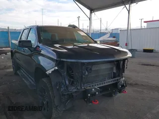 2021 Chevrolet Silverado 1500 LT Trail Boss with VIN 1GCPYFED1MZ449887, listed as a IAAI auction lot 41761670 with 57,324 mi miles and . Bid and sale history available at DreamBid. Image 1.