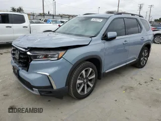2025 Honda Pilot Touring with VIN 5FNYG2H73SB016693, listed as a Copart auction lot 54366275 with 1,259 mi miles and Salvage Title. Bid and sale history available at carsss.com. Image 1.