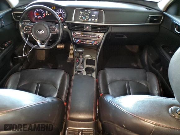 2016 Kia Optima SX Turbo with VIN 5XXGW4L22GG095252, listed as a Copart auction lot 42609305 with 159,528 mi miles and Salvage Title. Bid and sale history available at carsss.com. Image 8.