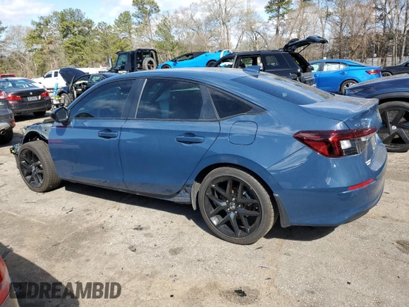 2025 Honda Civic Sport with VIN 2HGFE2F53SH533227, listed as a Copart auction lot 49708775 with 7,617 mi miles and Salvage title. Bid and sale history available at DreamBid. Image 2.