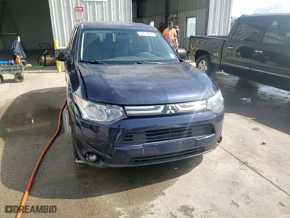 2014 Mitsubishi Outlander ES with VIN JA4AD2A32EZ007803, listed as a Copart auction lot 47104045 with 140,385 mi miles and Salvage Title. Bid and sale history available at carsss.com. Image 14.