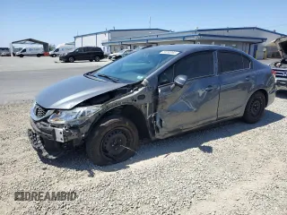 2013 Honda Civic LX with VIN 19XFB2F58DE243846, listed as a Copart auction lot 54093965 with 83,537 mi miles and Salvage Title. Bid and sale history available at DreamBid. Image 1.