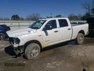2022 Ram 2500 Tradesman with VIN 3C6UR5CJ2NG319208, listed as a Copart auction lot 46473685 with 69,377 mi miles and Salvage Title. Bid and sale history available at carsss.com. Image 1.