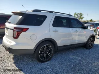 2015 Ford Explorer Sport with VIN 1FM5K8GT8FGC34574, listed as a Copart auction lot 47862235 with 186,015 mi miles and Salvage Title. Bid and sale history available at carsss.com. Image 3.