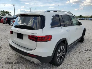 2020 Mercedes-Benz GLB with VIN W1N4M4HB9LW023418, listed as a Copart auction lot 61809302 with 0 mi miles. Bid and sale history available at carsss.com. Image 4.