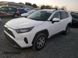 2021 Toyota RAV4 LE with VIN 2T3K1RFV4MC095954, listed as a Copart auction lot 88994575 with 80,722 mi miles and Salvage Title. Bid and sale history available at carsss.com. Image 1.