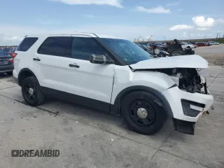 2016 Ford Police Interceptor Utility z VIN 1FM5K8AR9GGC35764, wystawiony jako Copart lot #54386065 z przebiegiem Nie podano mil oraz Szkoda całkowita • Salvage title. Historia ofert i sprzedaży dostępna na DreamBid. Obrazek 4.