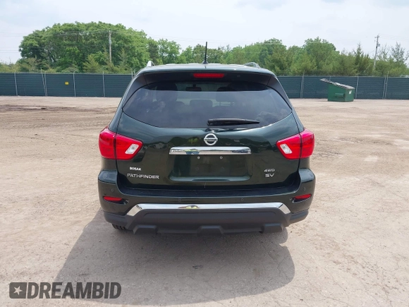 2018 Nissan Pathfinder SL with VIN 5N1DR2MMXJC641362, listed as a IAAI auction lot 42466761 with 105,486 mi miles and . Bid and sale history available at DreamBid. Image 14.