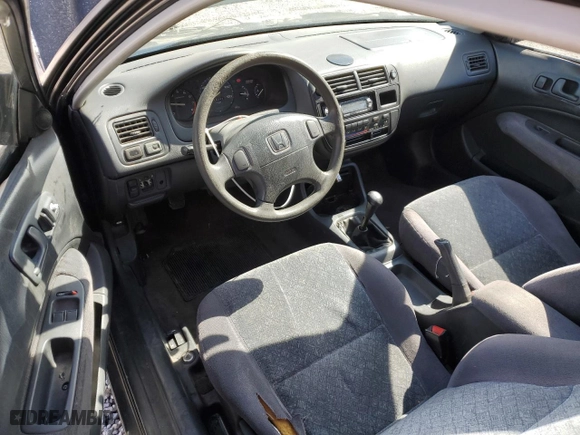 1997 Honda Civic EX with VIN 1HGEJ8141VL126104, listed as a Copart auction lot 48980395 with 210,250 mi miles and Salvage Title. Bid and sale history available at carsss.com. Image 8.