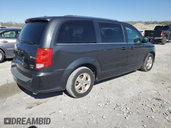 2011 Dodge Grand Caravan Crew with VIN 2D4RN5DG7BR650047, listed as a Copart auction lot 52929885 with 235,858 mi miles and Clean Title. Bid and sale history available at DreamBid. Image 3.
