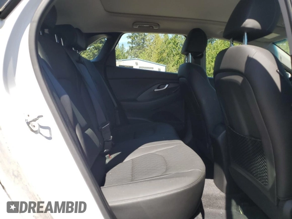 2019 Hyundai Elantra GT with VIN KMHH35LE7KU107245, listed as a Copart auction lot 53916705 with 28,297 mi miles and Salvage Title. Bid and sale history available at carsss.com. Image 10.