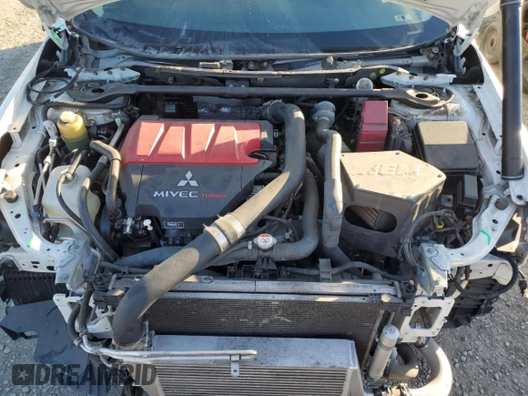 2010 Mitsubishi Lancer Evolution GSR with VIN JA32W8FV1AU007251, listed as a Copart auction lot 89408075 with 90,188 mi miles and Salvage Title. Bid and sale history available at DreamBid. Image 11.