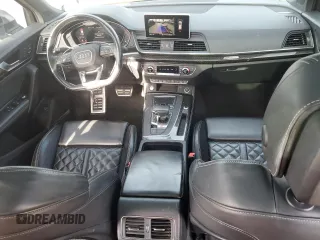 2018 Audi SQ5 Premium Plus with VIN WA1A4AFYXJ2214358, listed as a Copart auction lot 87127454 with 61,043 mi miles and Salvage Title. Bid and sale history available at DreamBid. Image 8.