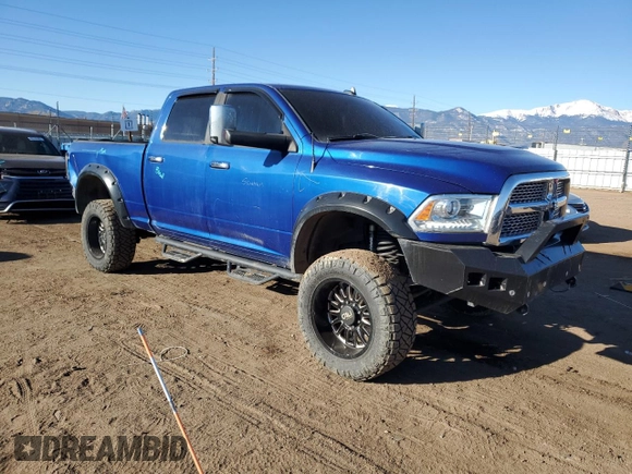 2016 Ram 2500 Laramie with VIN 3C6UR5FL3GG387081, listed as a Copart auction lot 48261345 with 138,591 mi miles and Salvage Title. Bid and sale history available at carsss.com. Image 4.