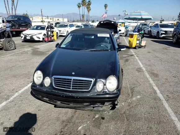 2003 Mercedes-Benz CLK-Class 4.3L with VIN WDBLK70G93T132043, listed as a Copart auction lot 46637995 with NaN miles and Salvage Title. Bid and sale history available at carsss.com. Image 10.