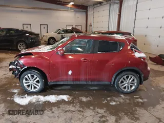 2015 Nissan Juke SV with VIN JN8AF5MV1FT553919, listed as a IAAI auction lot 41630227 with 110,337 mi miles. Bid and sale history available at carsss.com. Image 14.