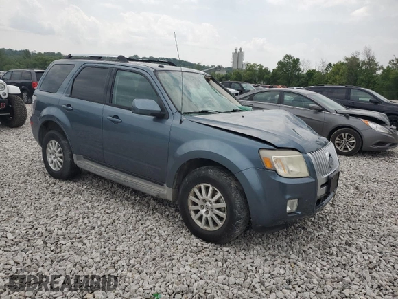 2010 Mercury Mariner Premier with VIN 4M2CN8HG3AKJ16128, listed as a Copart auction lot 58649895 with 157,798 mi miles and Salvage title. Bid and sale history available at DreamBid. Image 4.