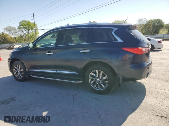 2015 Infiniti QX60 with VIN 5N1AL0MM3FC507289, listed as a Copart auction lot 53088675 with 127,412 mi miles and Salvage Title. Bid and sale history available at carsss.com. Image 2.