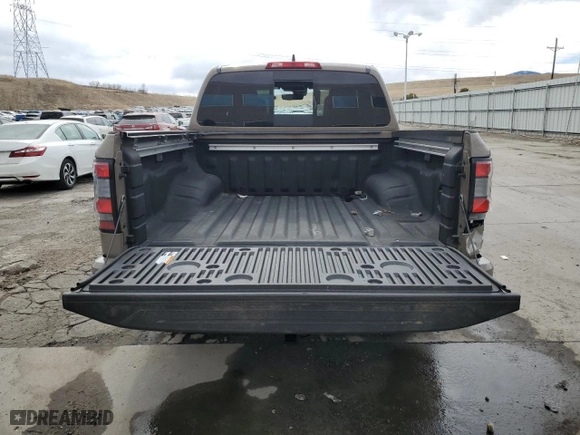 2023 Nissan Frontier PRO-4X with VIN 1N6ED1EK5PN641391, listed as a Copart auction lot 46895485 with 17,465 mi miles and Salvage Title. Bid and sale history available at carsss.com. Image 6.
