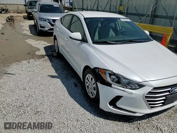 2017 Hyundai Elantra SE with VIN 5NPD74LF4HH136716, listed as a Copart auction lot 53873635 with 103,092 mi miles and Salvage Title. Bid and sale history available at DreamBid. Image 13.