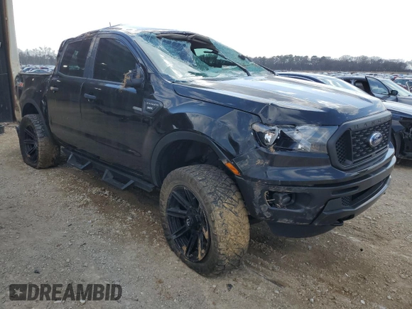 2021 Ford Ranger XL with VIN 1FTER4FH9MLD85658, listed as a Copart auction lot 49224335 with 52,218 mi miles and Salvage Title. Bid and sale history available at DreamBid. Image 4.