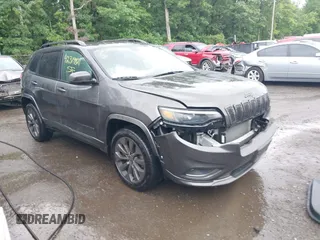 2019 Jeep Cherokee Limited with VIN 1C4PJMDX8KD333942, listed as a IAAI auction lot 42319821 with 80,534 mi miles and . Bid and sale history available at DreamBid. Image 1.