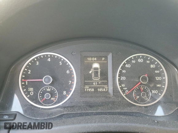 2011 Volkswagen Tiguan SEL w/Premium Navi with VIN WVGAV7AX8BW542758, listed as a Copart auction lot 49356485 with 77,958 mi miles and Salvage Title. Bid and sale history available at DreamBid. Image 9.