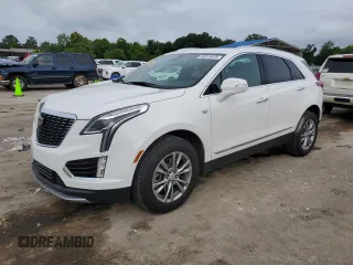 2022 Cadillac XT5 FWD Premium Luxury with VIN 1GYKNCR4XNZ172308, listed as a Copart auction lot 58915435 with 137,816 mi miles and Salvage title. Bid and sale history available at DreamBid. Image 1.