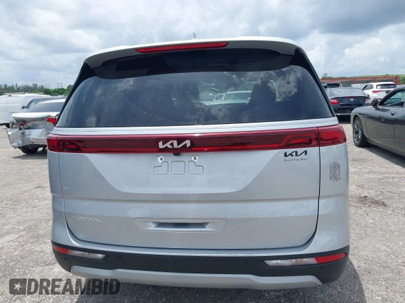 2023 Kia Carnival LX with VIN KNDNB4H35P6235684, listed as a IAAI auction lot 40016483 with 42,644 mi miles. Bid and sale history available at carsss.com. Image 16.